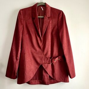 Free People •‎ Dorothea Satin Blazer